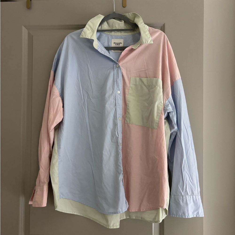 Abercrombie & Fitch Pastel Oversized Shirt